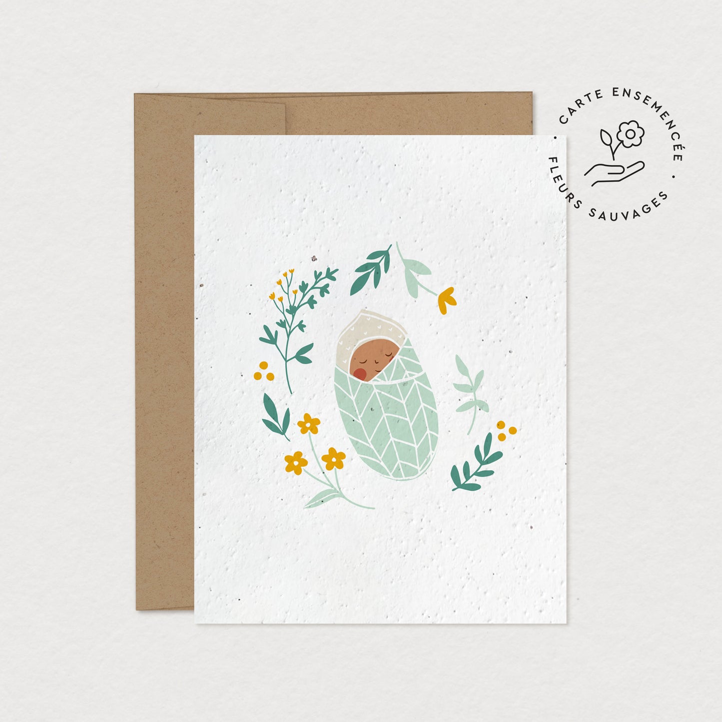 Carte de souhait PETIT COCON (à planter)