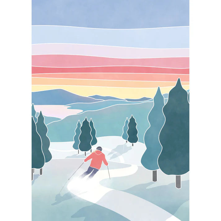 Puzzle de 500 morceaux SUNSET SKI