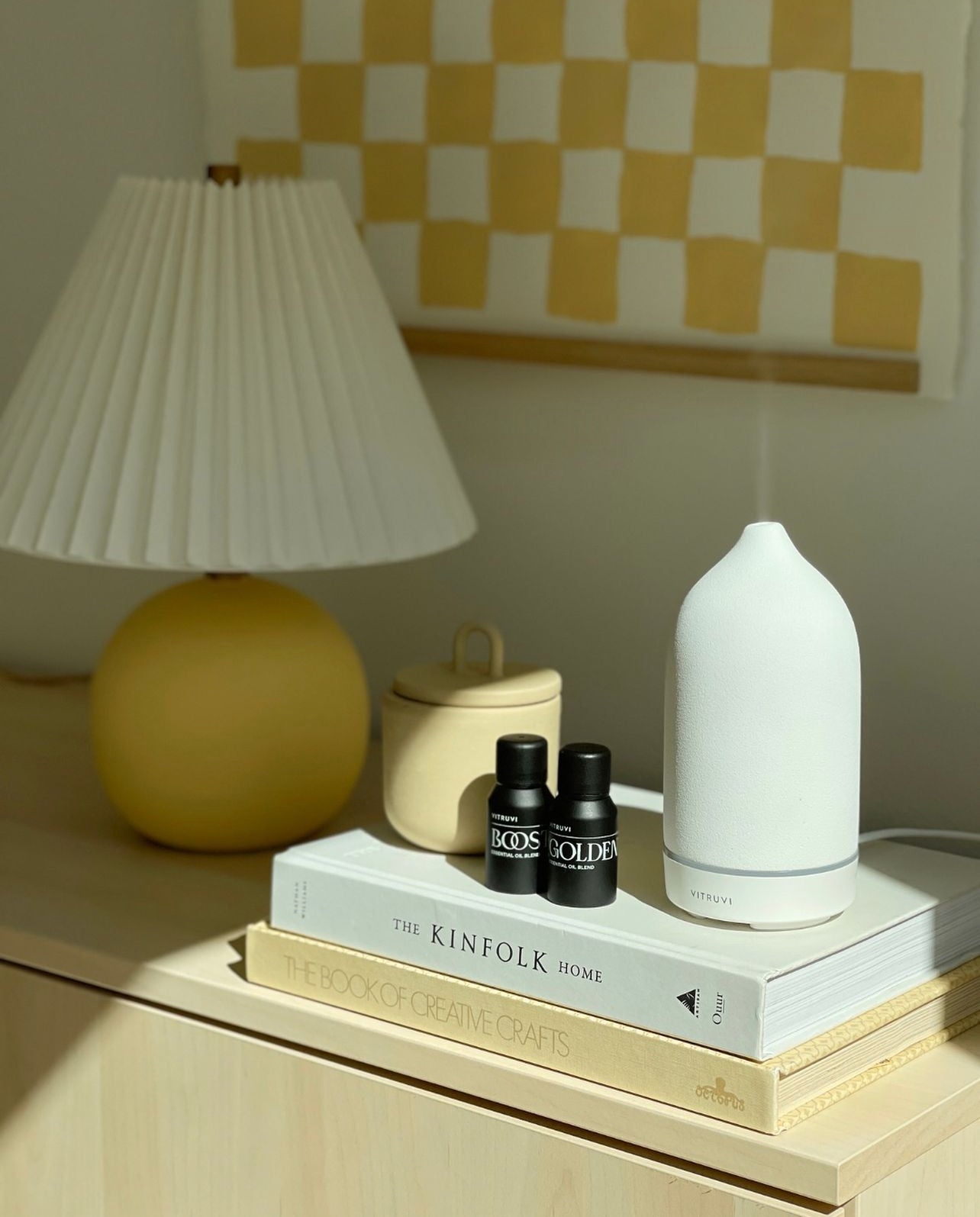 WHITE essential oil diffuser