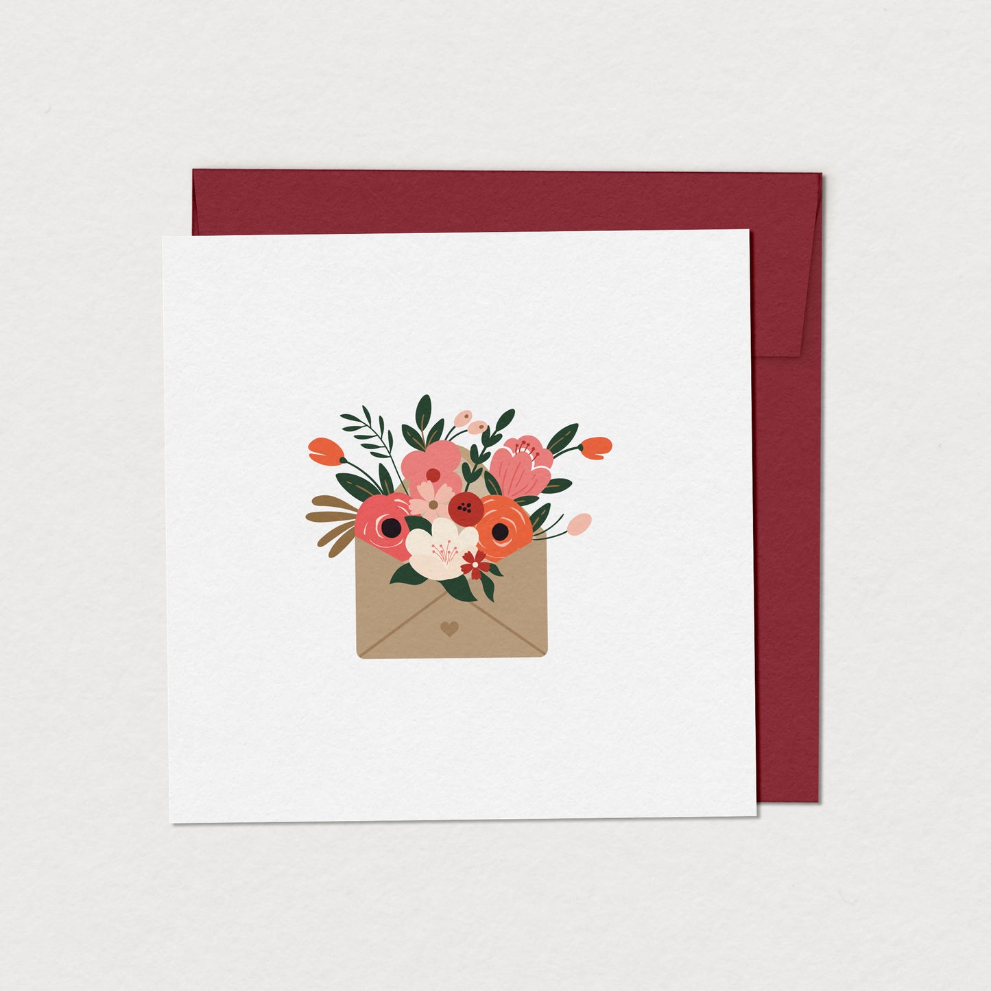 Carte de souhaits COURRIER DU COEUR