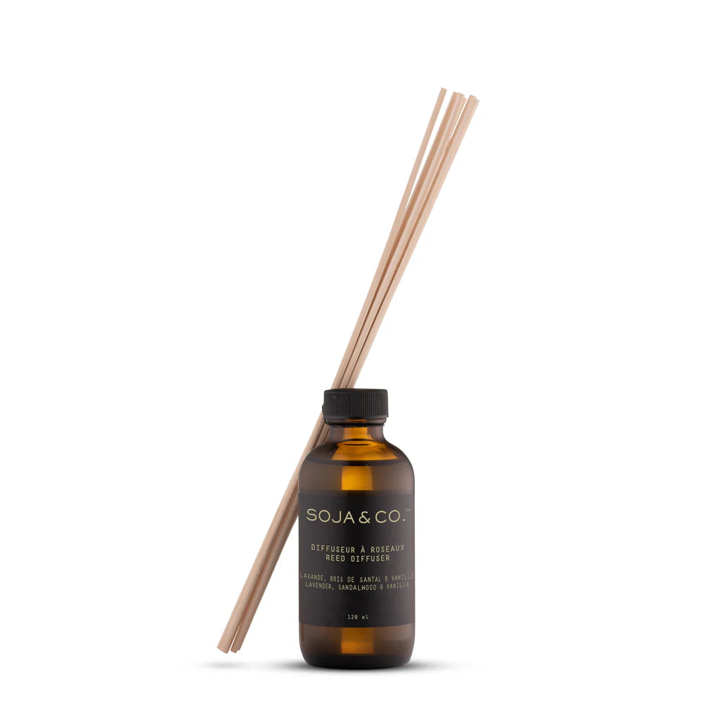 Diffuseur à roseaux LAVANDE, BOIS DE SANTAL & VANILLE