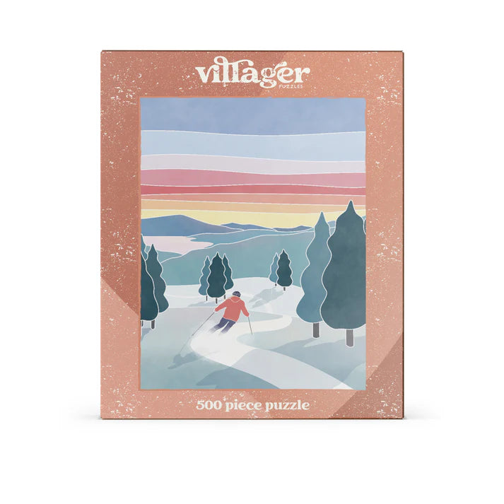 Puzzle de 500 morceaux SUNSET SKI