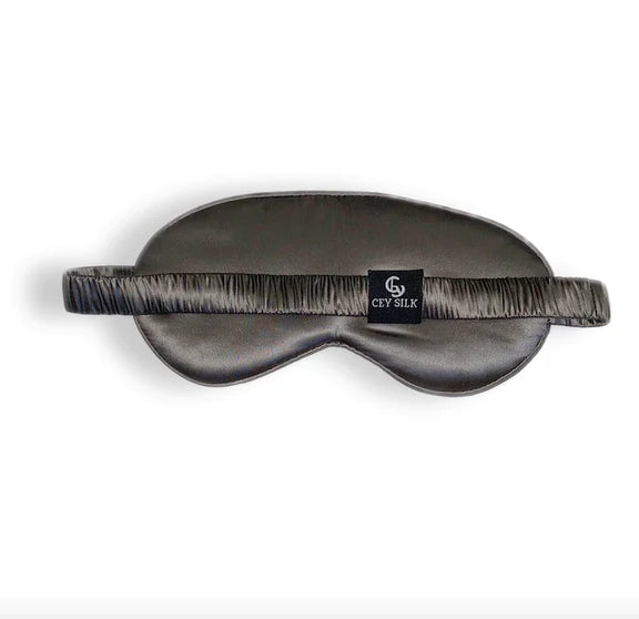 Masque pour les yeux en soie GRIS