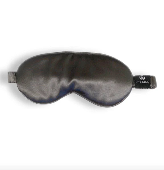Masque pour les yeux en soie GRIS