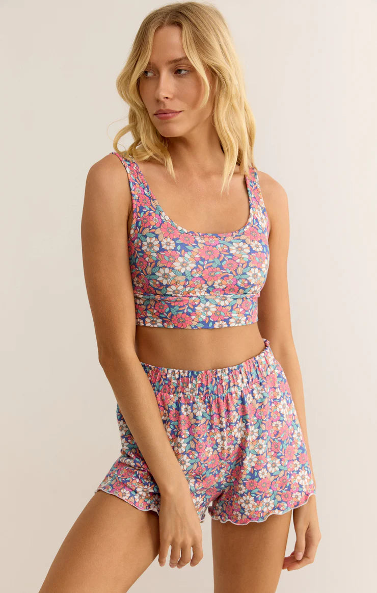 Ensemble 2 pièces soyeux FLEURI