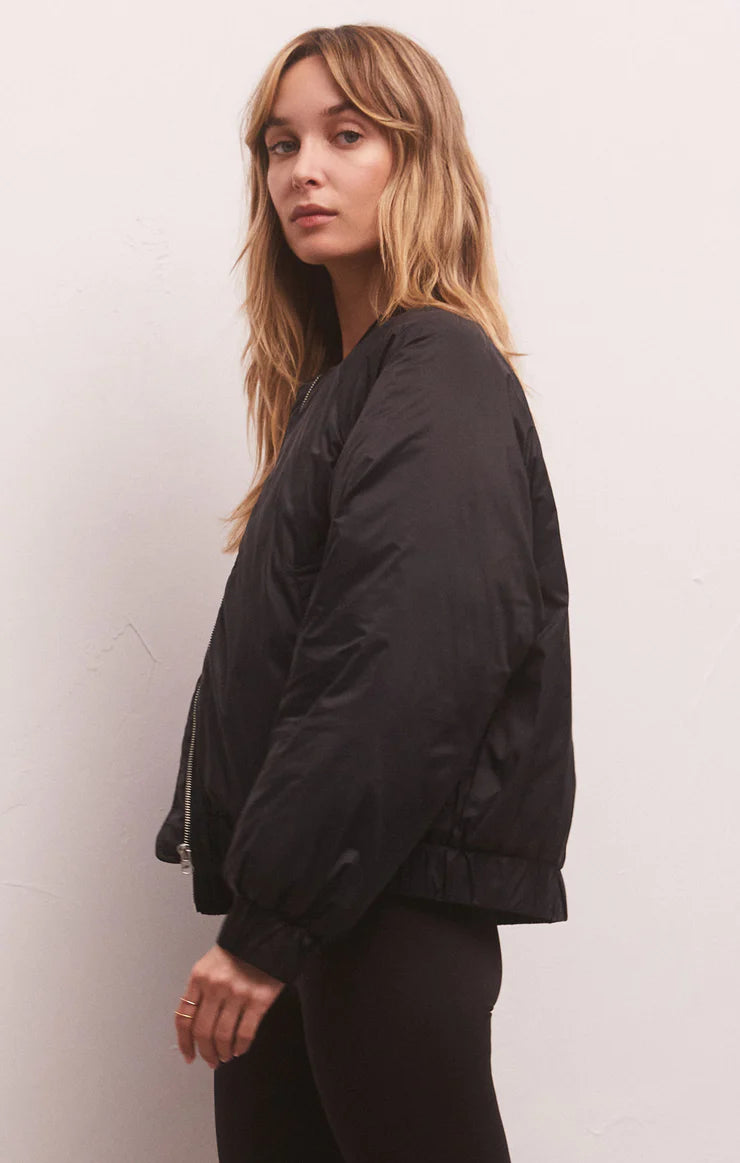 Veste en nylon réversible