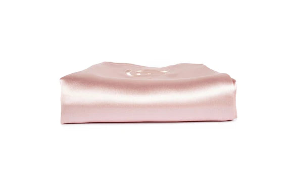 Taie d'oreiller en soie ROSE