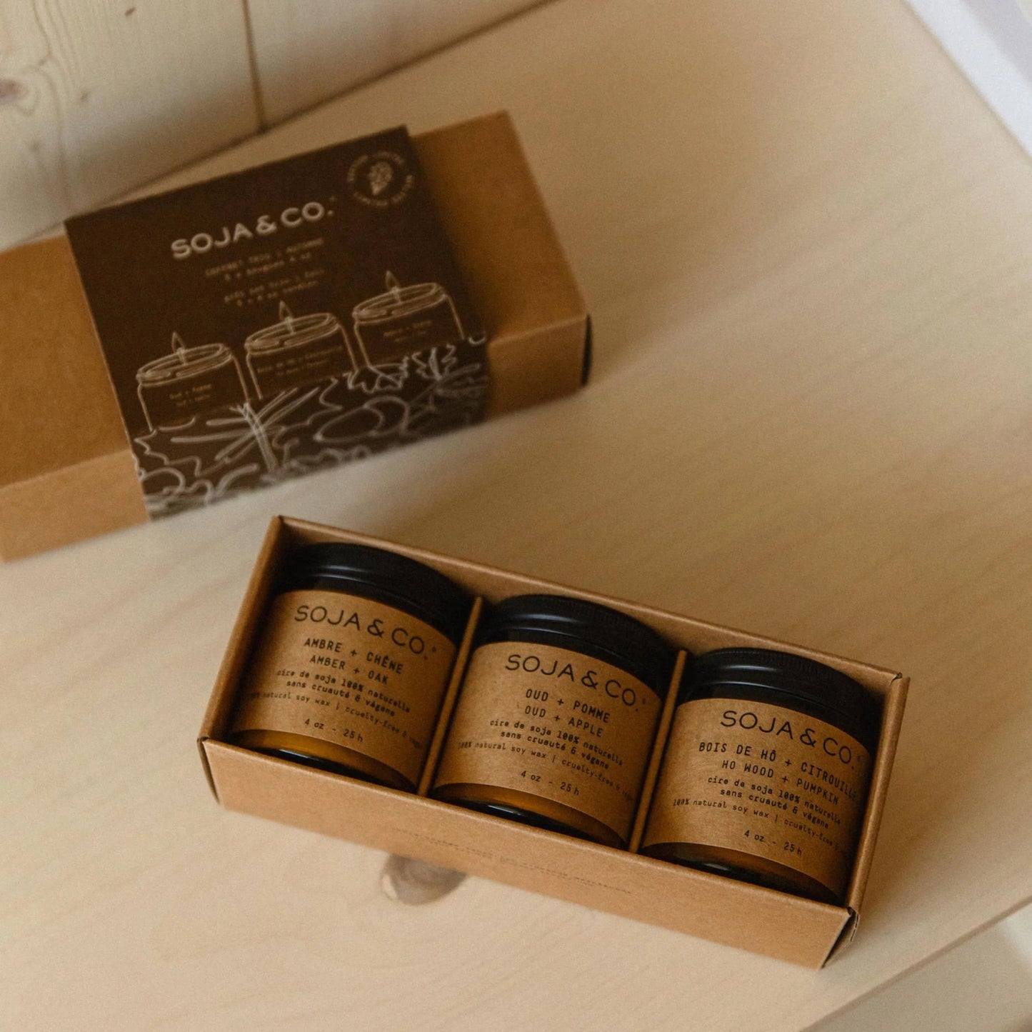 Coffret de chandelles AUTOMNE