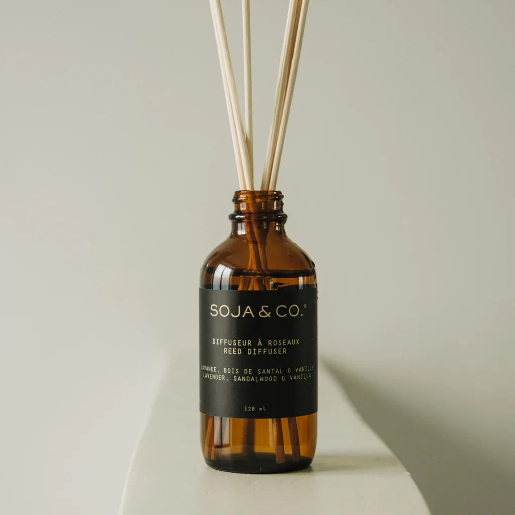 Diffuseur à roseaux LAVANDE, BOIS DE SANTAL & VANILLE