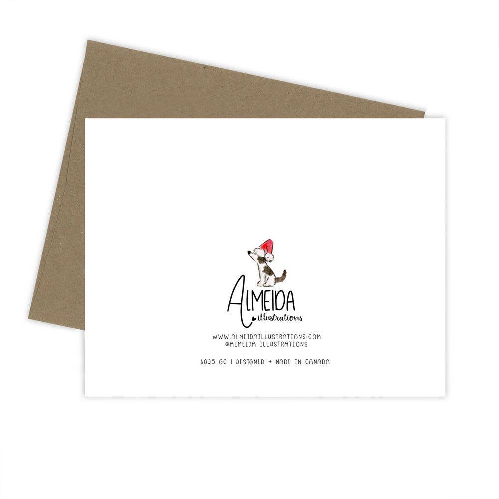 La carte de souhaits NUITS DU TEMPS DES FÊTES