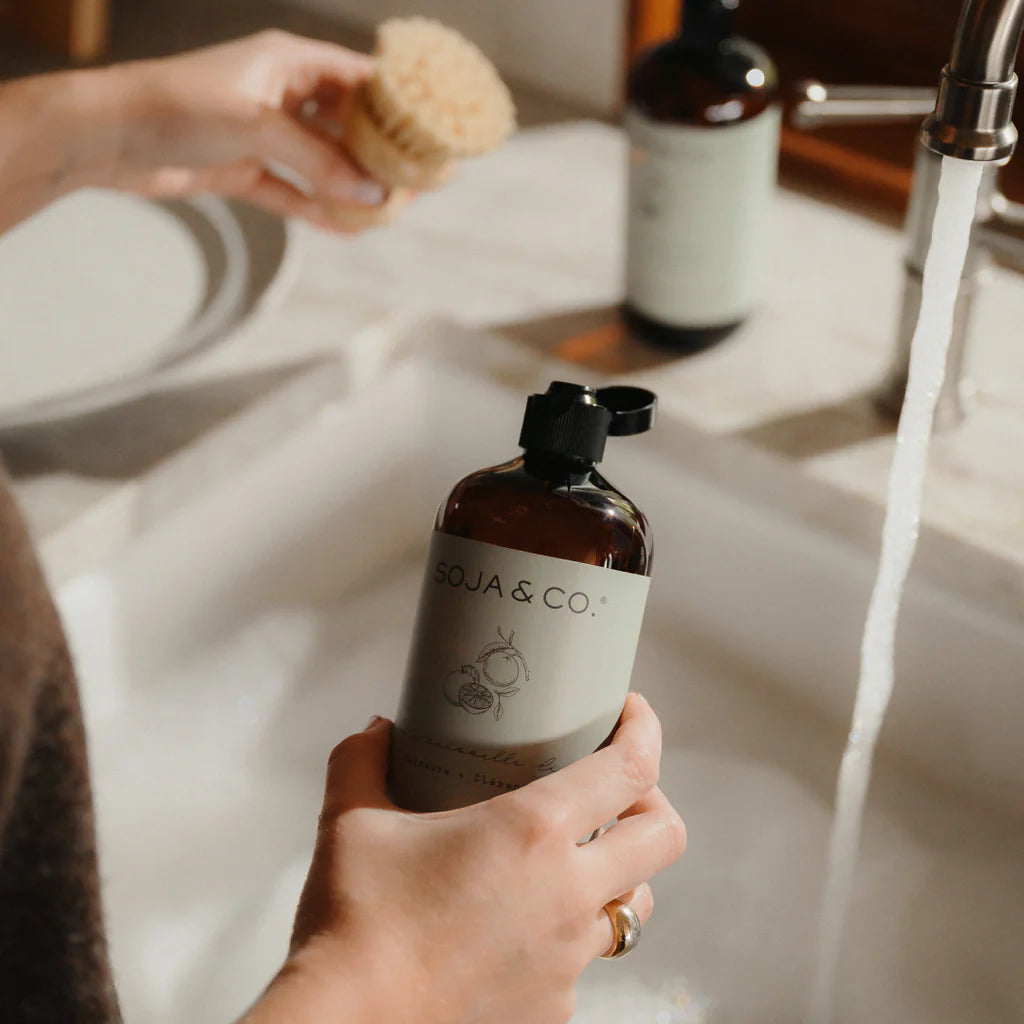 Savon à vaisselle liquide GUIMAUVE + CLÉMENTINE