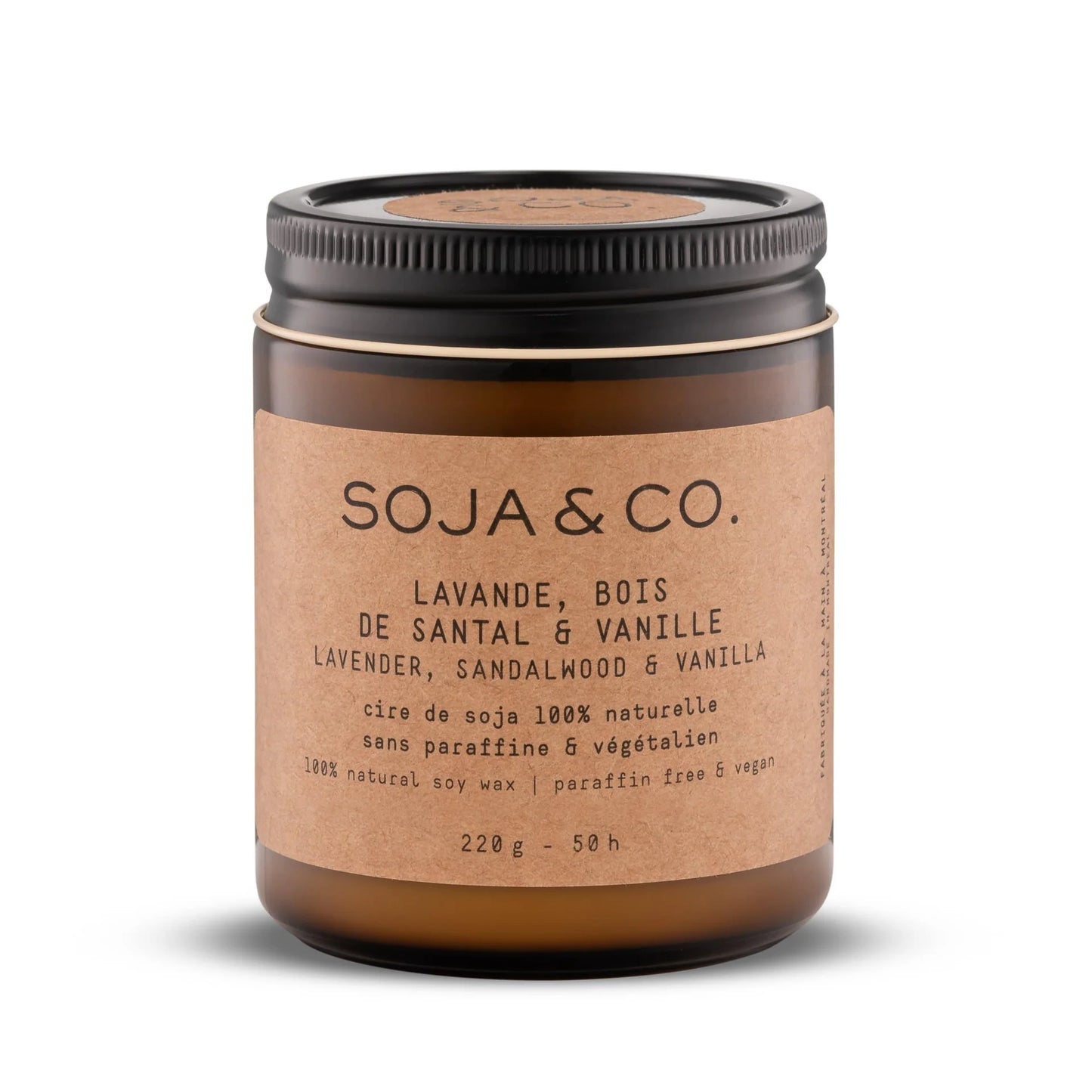Chandelle LAVANDE, BOIS DE SANTAL & VANILLE