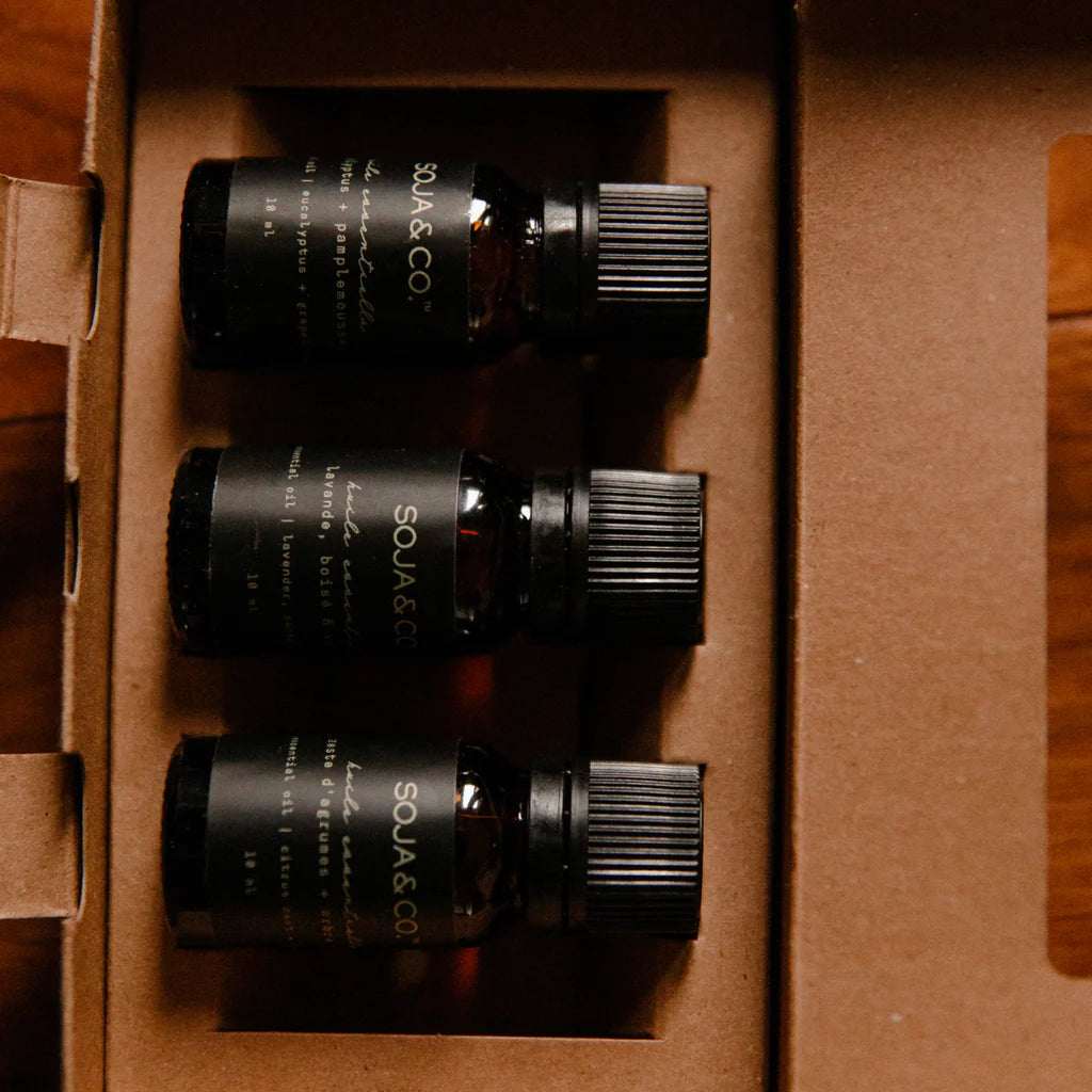 Coffret TRIO HUILES ESSENTIELLES pour diffuseur