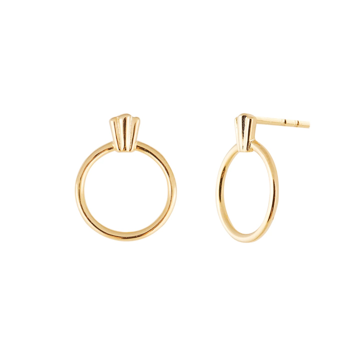LAURE earrings - vermeil