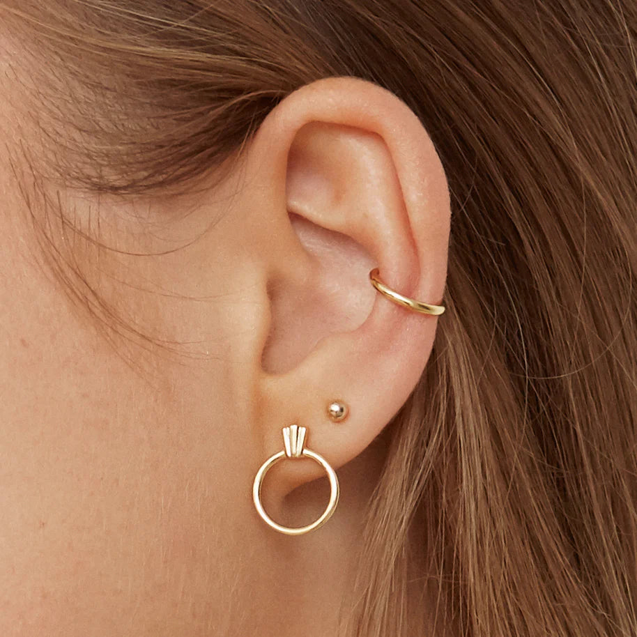 LAURE earrings - vermeil