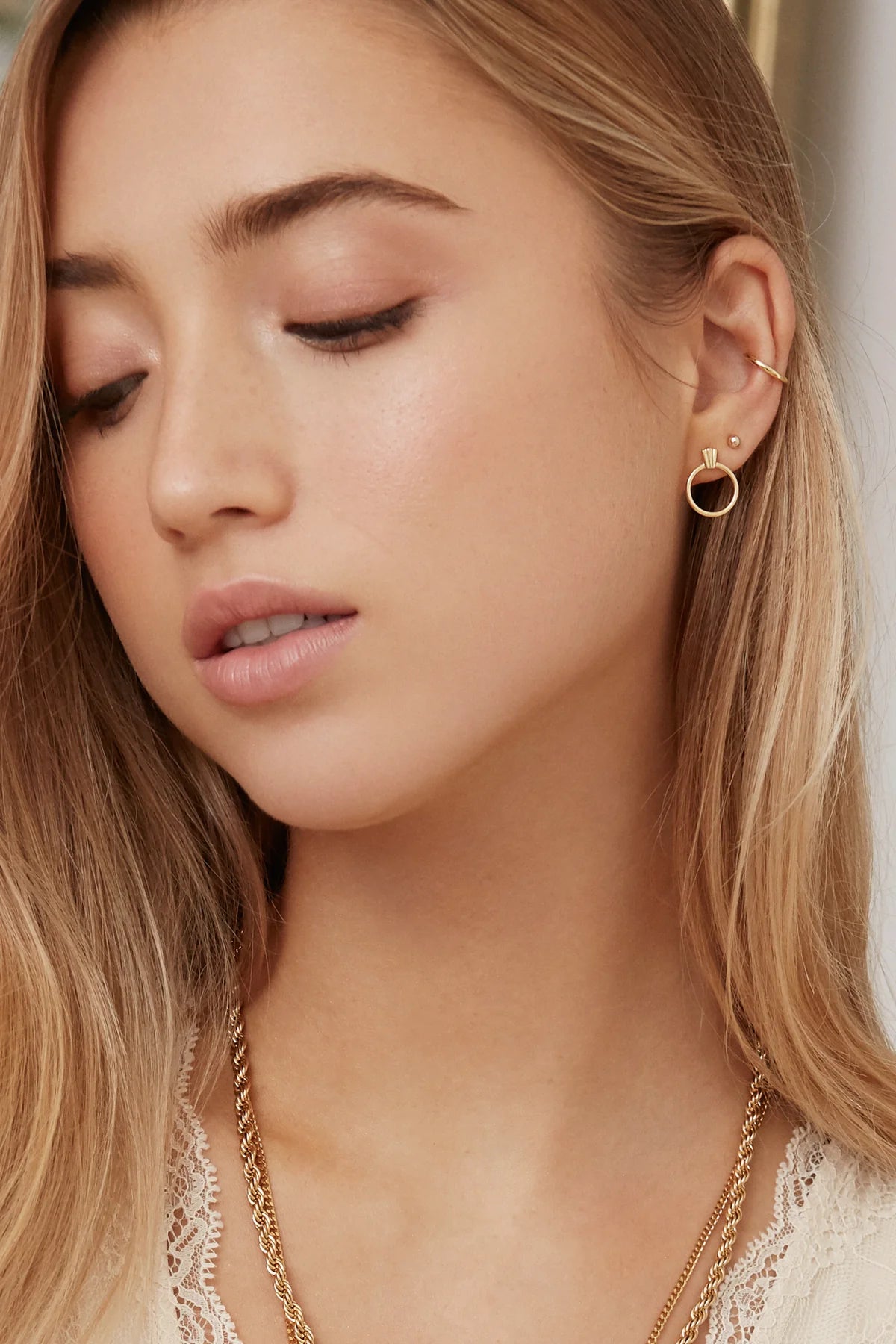 LAURE earrings - vermeil