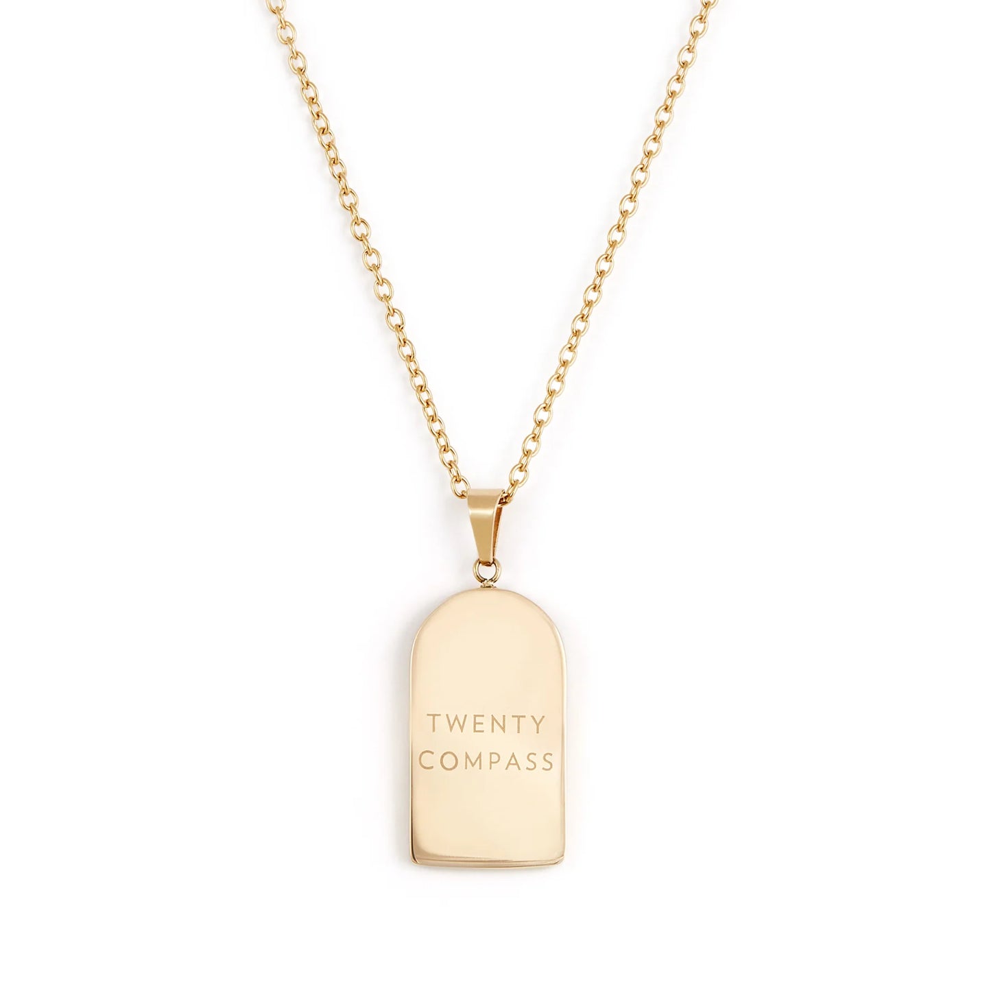 WOMAN necklace - gold plated