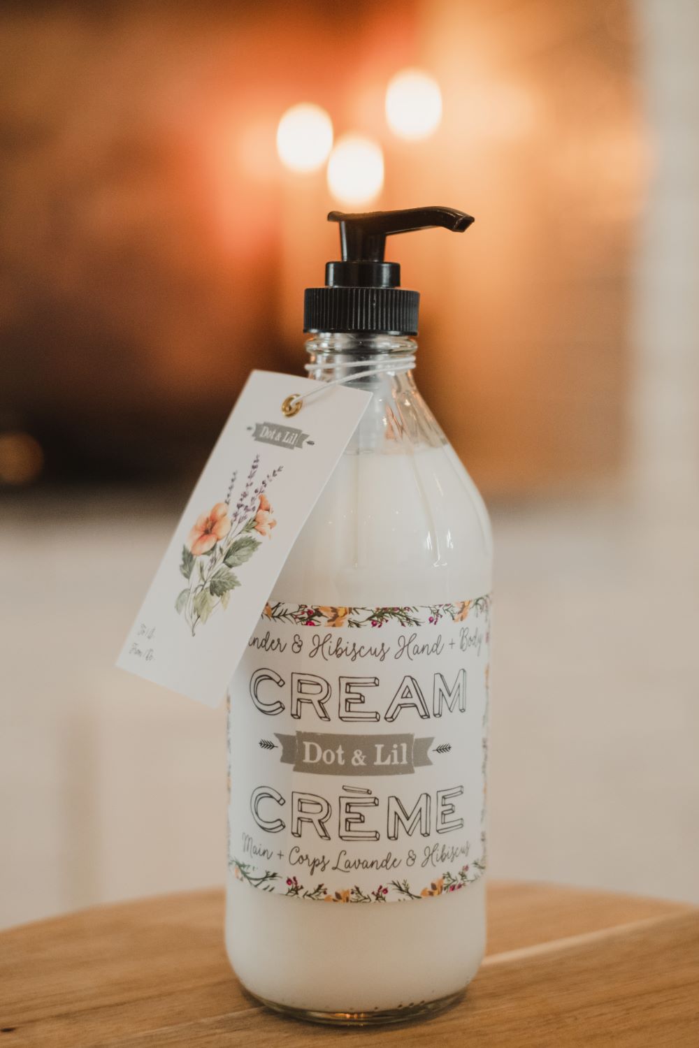 Hand & body cream LAVENDER & HIBISCUS