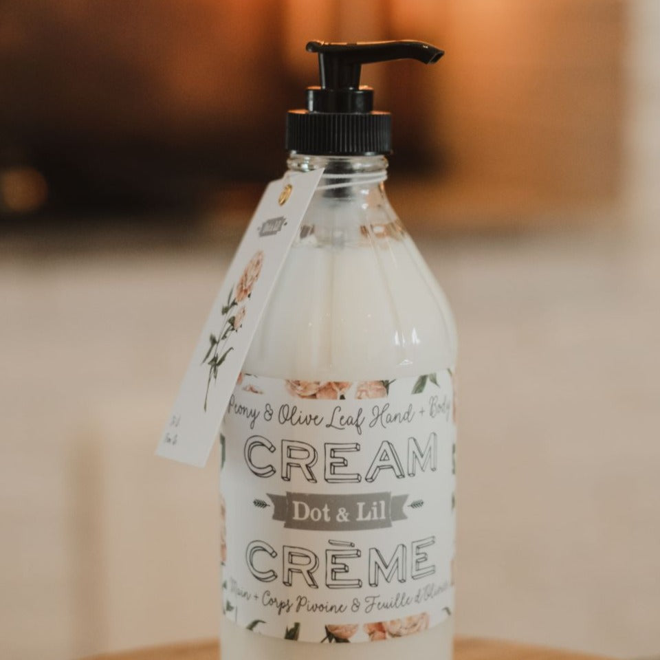PEONY & OLIVE LEAF hand & body cream