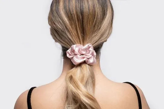 Mulberry silk scrunchie