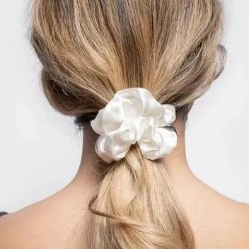 Mulberry silk scrunchie