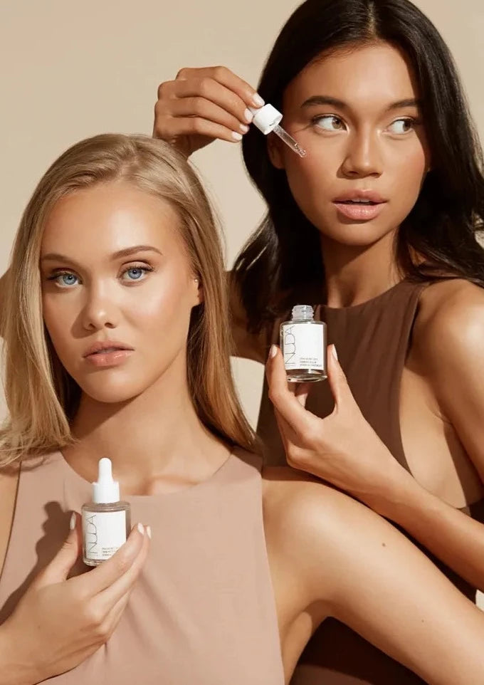 Hyaluronic acid self-tanning serum
