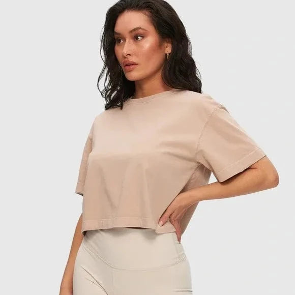 Ginger cropped t-shirt