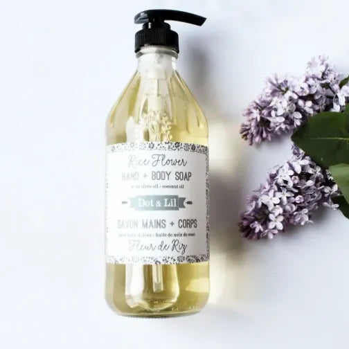 RICE FLOWER hand & body liquid soap