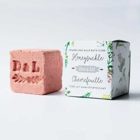 Honeysuckle effervescent bath cube
