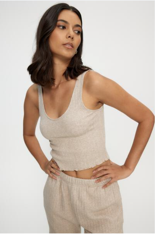 beige pajamas