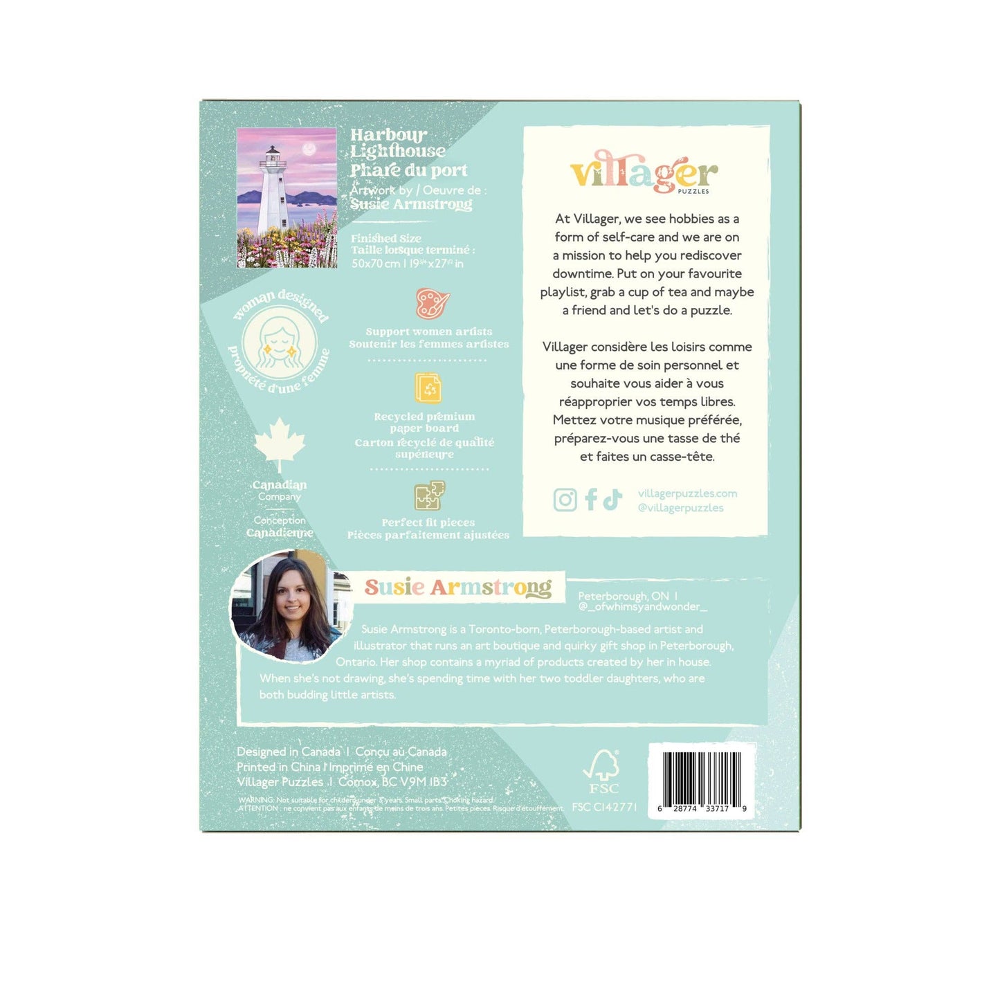 Puzzle de 1000 morceaux PHARE DU PORT