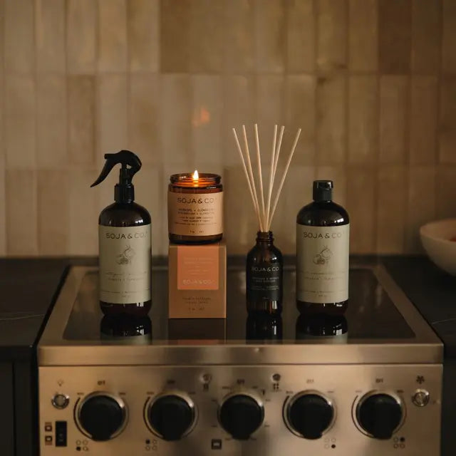 Diffuseur à roseaux GUIMAUVE + CLÉMENTINE