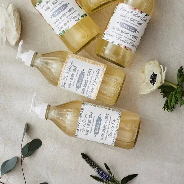 Savon liquide mains & corps FLEUR DE RIZ