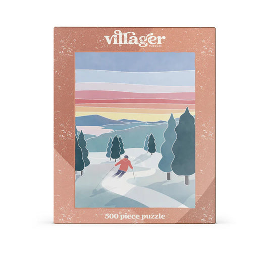 Puzzle de 500 morceaux SUNSET SKI