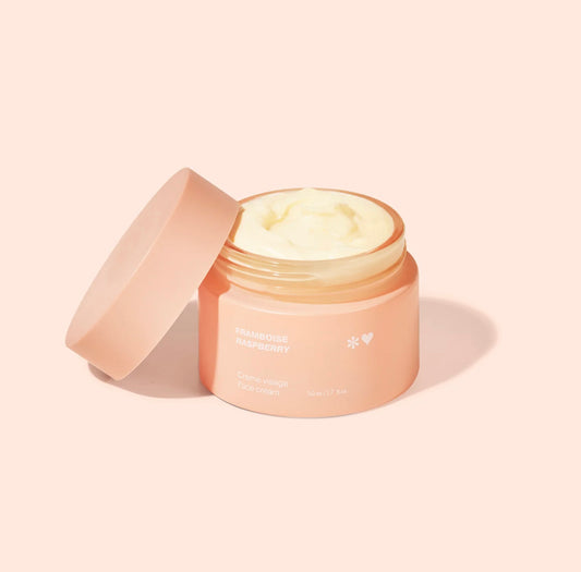 Crème pour le visage pour peaux mixtes à grasses FRAMBOISE
