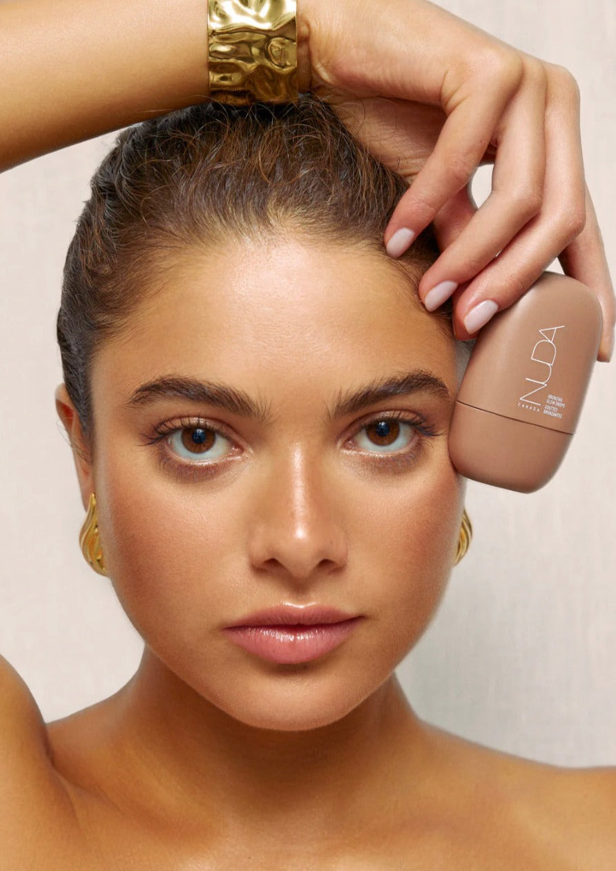 Gouttes bronzantes - Ornement LET IT GLOW