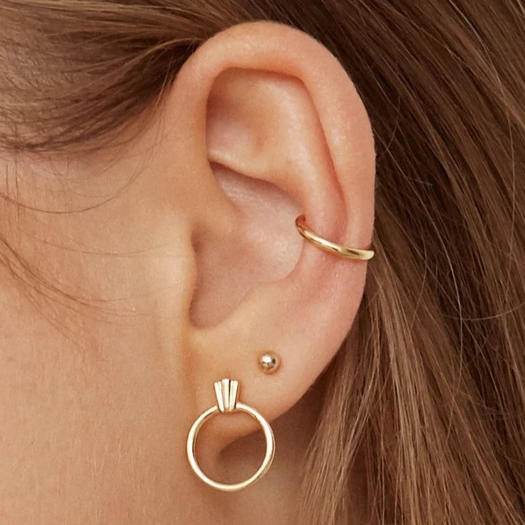 Ear cuff BASIC - or vermeil