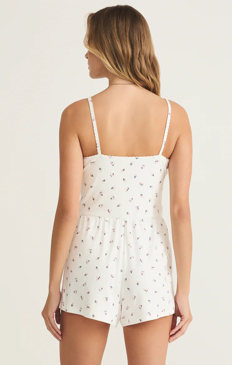 La combinaison DAYDREAM à petites fleurs en pointelle