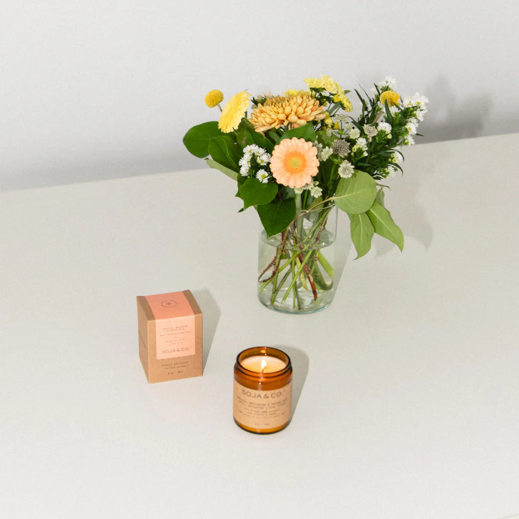 Chandelle BASILIC, NECTARINE & POIVRE ROSE