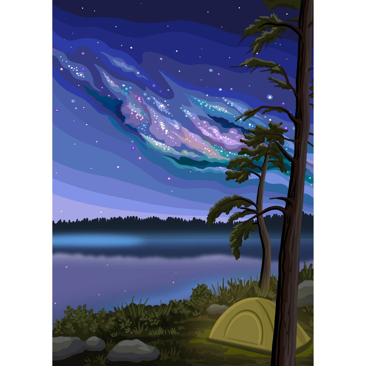 Puzzle de 1000 morceaux CAMPING NORDIQUE