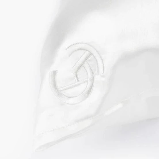 Taie d'oreiller en soie BLANCHE