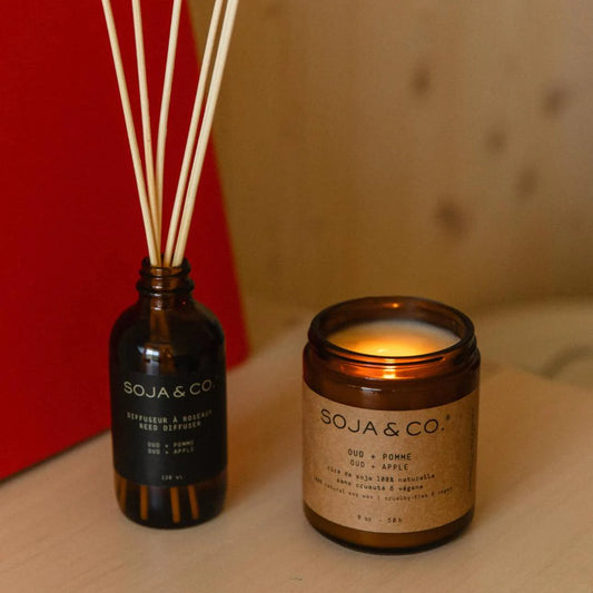 Diffuseur à roseaux OUD + POMME
