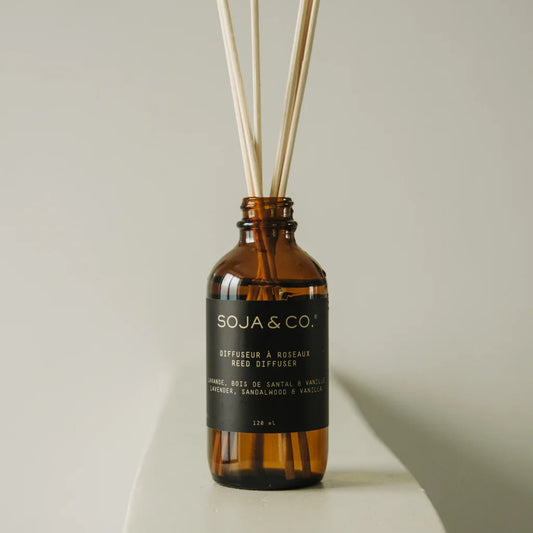 Diffuseur à roseaux LAVANDE, BOIS DE SANTAL & VANILLE