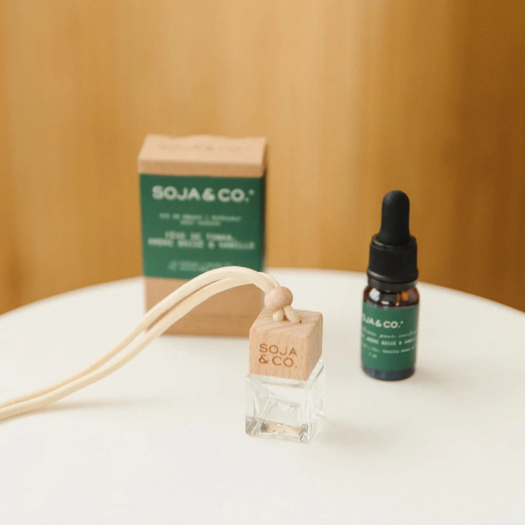 Diffuseur pour voiture FÈVE DE TONKA, AMBRE & VANILLE