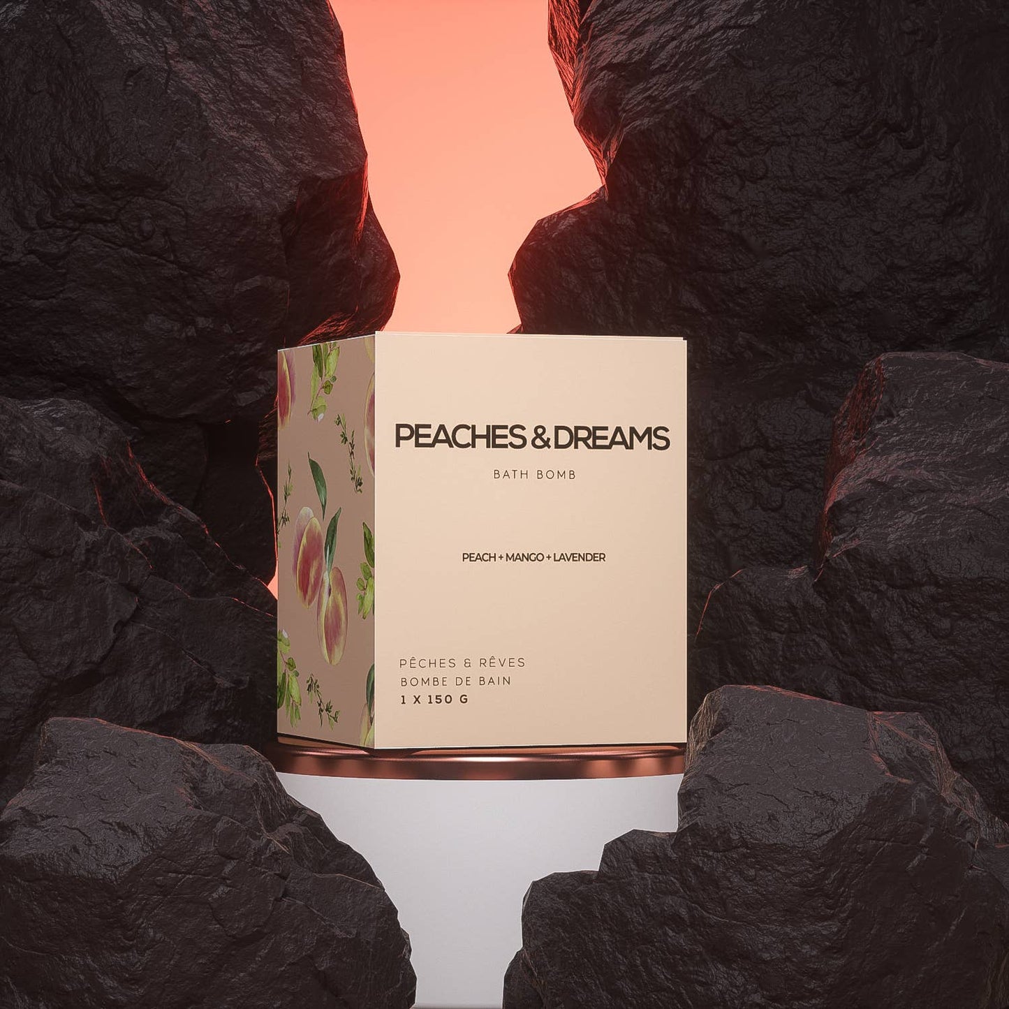 Bombe de bain PEACHES & DREAMS