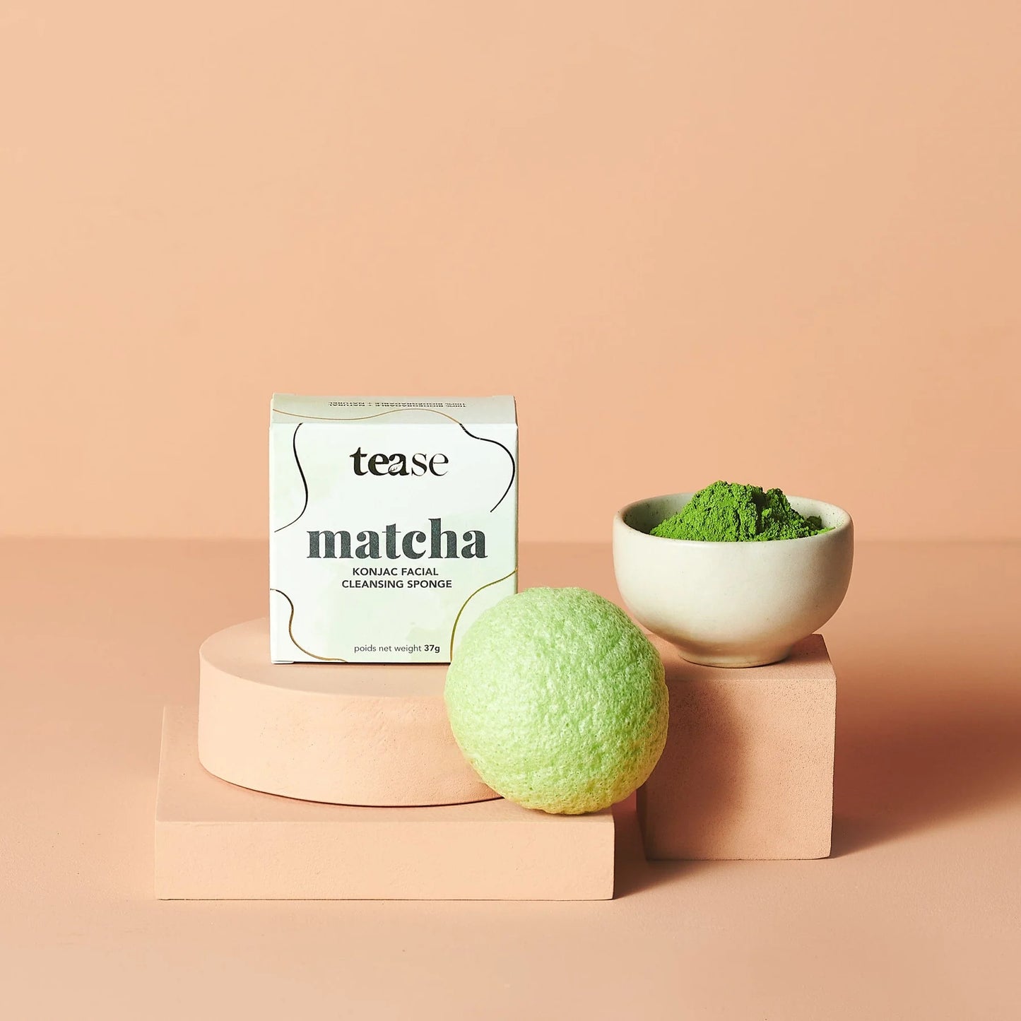 Éponge Konjac pour le visage MATCHA