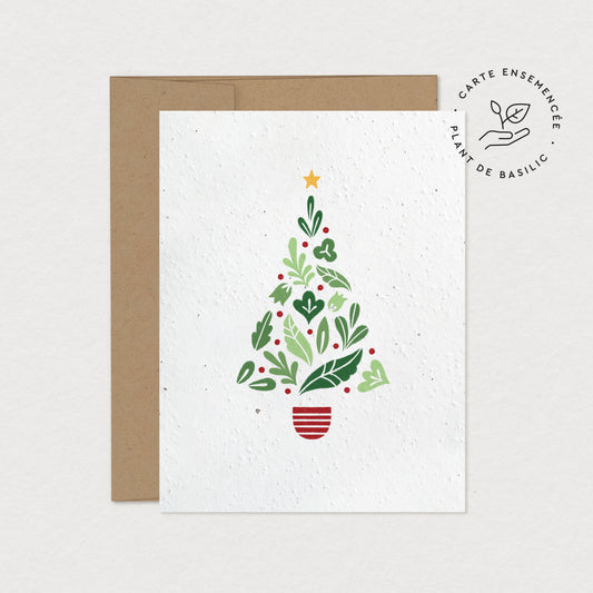 NATURAL FIR greeting card (to plant)