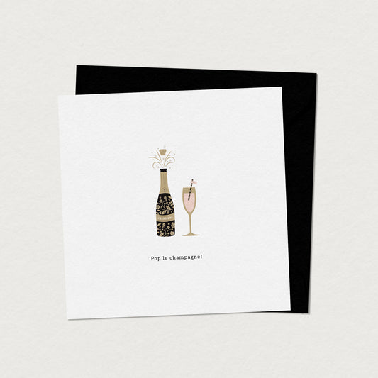 CHAMPAGNE greeting card