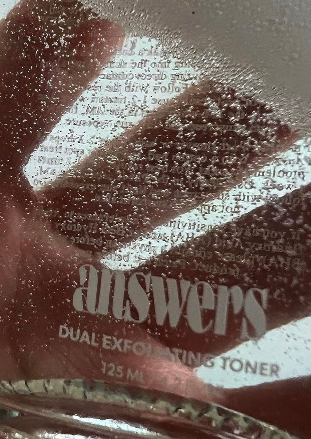 ANSWER Exfoliating Toner