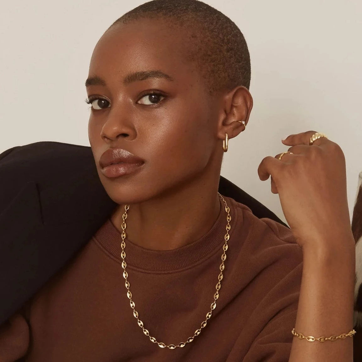 Ear Cuff SPARKLE - vermeil